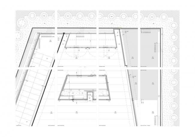 BIM建筑|弧曲屋顶瞻仰天空,栖身空间深埋年夜地——伦敦隐秘的花圃室第 BIM建筑|弧曲屋顶瞻仰天空,栖身空间深埋年夜地——伦敦隐秘的花圃室第