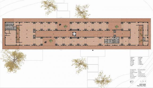 BIM建筑|湿地中的红砖塔 / 空格建筑 BIM建筑|湿地中的红砖塔 / 空格建筑