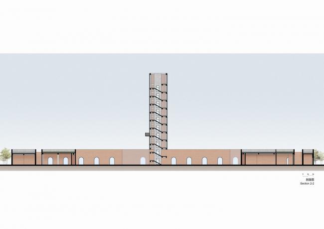 BIM建筑|湿地中的红砖塔 / 空格建筑 BIM建筑|湿地中的红砖塔 / 空格建筑