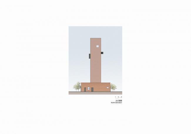 BIM建筑|湿地中的红砖塔 / 空格建筑 BIM建筑|湿地中的红砖塔 / 空格建筑