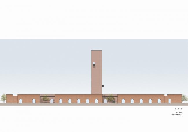 BIM建筑|湿地中的红砖塔 / 空格建筑 BIM建筑|湿地中的红砖塔 / 空格建筑