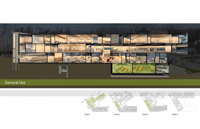 BIM建筑|跨界交换空间——西安粗略年夜学护理学院与信息媒体研讨院讲授楼 BIM建筑|跨界交换空间——西安粗略年夜学护理学院与信息媒体研讨院讲授楼