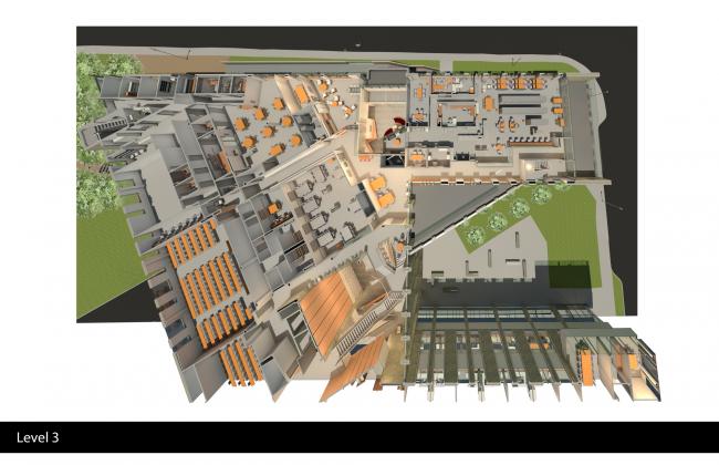 BIM建筑|跨界交换空间——西安粗略年夜学护理学院与信息媒体研讨院讲授楼 BIM建筑|跨界交换空间——西安粗略年夜学护理学院与信息媒体研讨院讲授楼