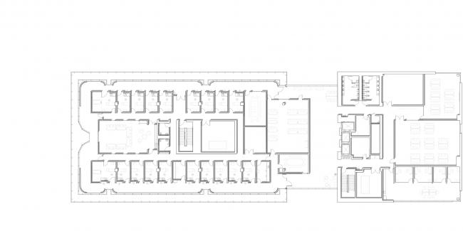 BIM建筑|玻璃幕墙下的土红色体量:堪萨斯年夜学医学中间年夜楼 BIM建筑|玻璃幕墙下的土红色体量:堪萨斯年夜学医学中间年夜楼