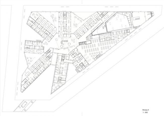 BIM建筑|八角星的体量外形好像伸向世界的灵敏触角/丹麦结合国城办公中间年夜楼 BIM建筑|八角星的体量外形好像伸向世界的灵敏触角/丹麦结合国城办公中间年夜楼