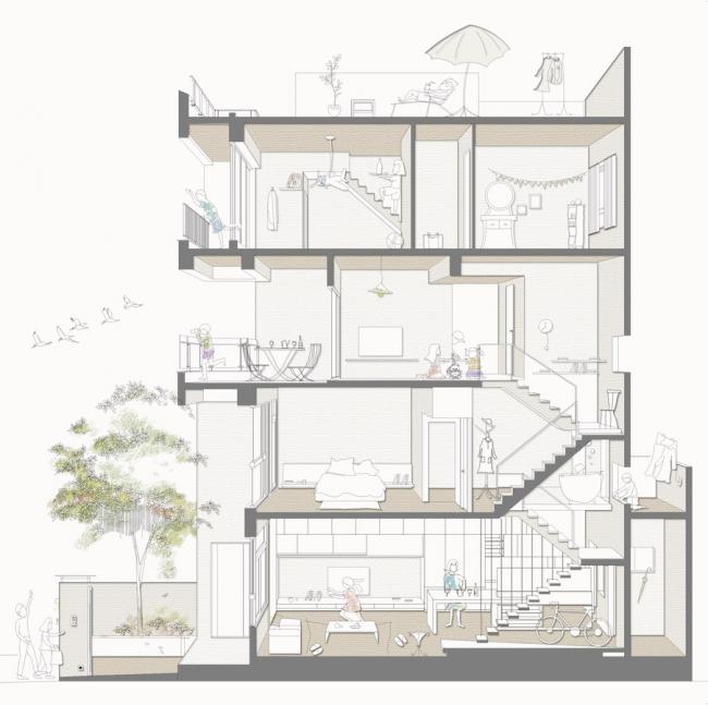 BIM建筑|孑然矗立,守护家人的“F”之家 BIM建筑|孑然矗立,守护家人的“F”之家