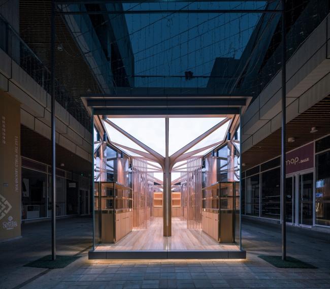 BIM建筑|张开胳臂,伞骨下营造澄明空间:承启造物非遗快闪店 / UUA建筑师事务所 BIM建筑|张开胳臂,伞骨下营造澄明空间:承启造物非遗快闪店 / UUA建筑师事务所