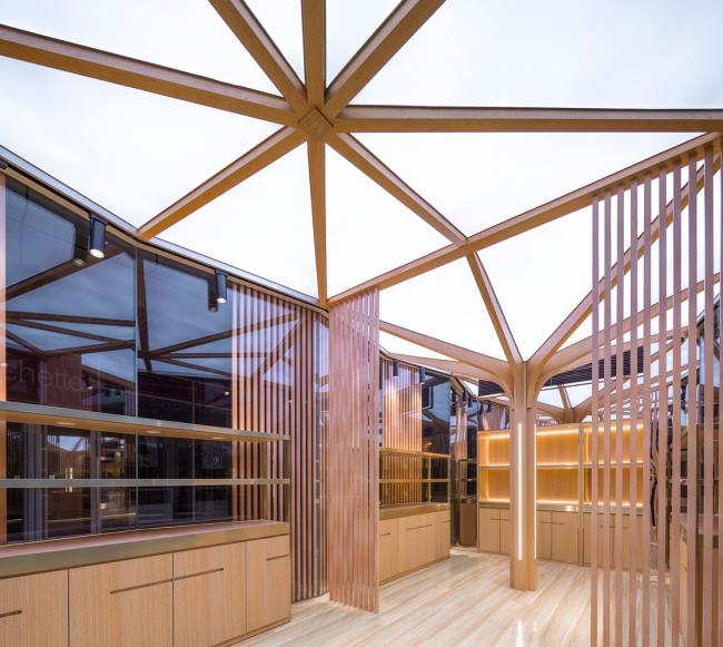 BIM建筑|张开胳臂,伞骨下营造澄明空间:承启造物非遗快闪店 / UUA建筑师事务所 BIM建筑|张开胳臂,伞骨下营造澄明空间:承启造物非遗快闪店 / UUA建筑师事务所