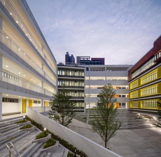 BIM建筑|嵌套的多彩盒子:华中师范年夜学从属龙园黉舍 / 筑博设计-结合公设 + H DESIGN BIM建筑|嵌套的多彩盒子:华中师范年夜学从属龙园黉舍 / 筑博设计-结合公设 + H DESIGN