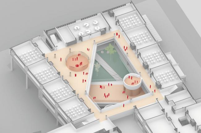 BIM建筑|嵌套的多彩盒子:华中师范年夜学从属龙园黉舍 / 筑博设计-结合公设 + H DESIGN BIM建筑|嵌套的多彩盒子:华中师范年夜学从属龙园黉舍 / 筑博设计-结合公设 + H DESIGN