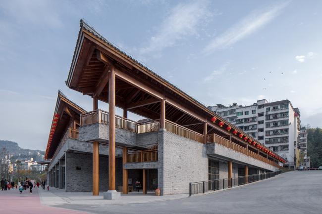 BIM建筑|解构的屋顶 | 云阳四方井办事建筑 / 深圳汤桦建筑设计 BIM建筑|解构的屋顶 | 云阳四方井办事建筑 / 深圳汤桦建筑设计