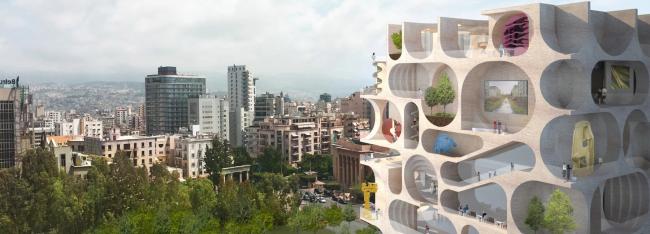 BIM建筑|自成一座宏大的城市雕塑:贝鲁特艺术博物馆 BIM建筑|自成一座宏大的城市雕塑:贝鲁特艺术博物馆