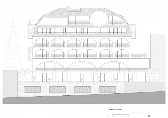 BIM建筑|源于新艺术活动灵感:意年夜利拱门旅店 / noa network of architecture BIM建筑|源于新艺术活动灵感:意年夜利拱门旅店 / noa network of architecture