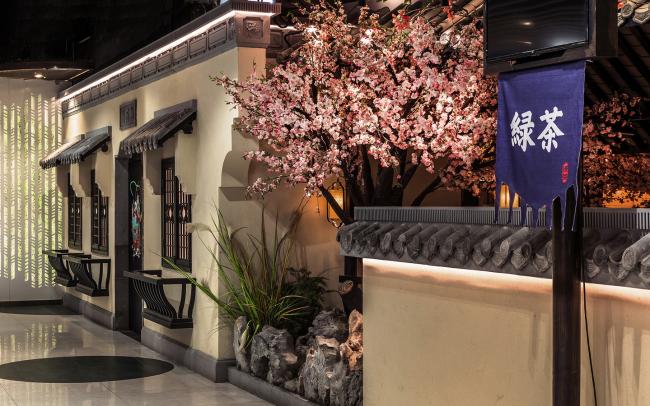 BIM建筑|桃花里·绿茶中餐厅北京店 | 卧野空间事务所 BIM建筑|桃花里·绿茶中餐厅北京店 | 卧野空间事务所