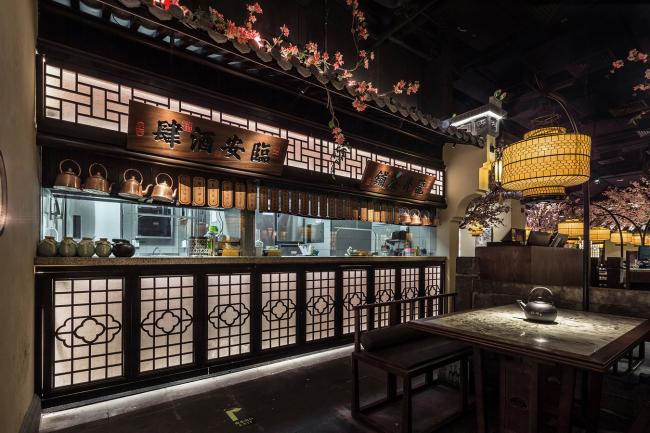 BIM建筑|桃花里·绿茶中餐厅北京店 | 卧野空间事务所 BIM建筑|桃花里·绿茶中餐厅北京店 | 卧野空间事务所