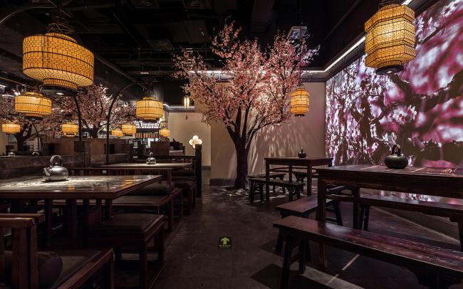 BIM建筑|桃花里·绿茶中餐厅北京店 | 卧野空间事务所 BIM建筑|桃花里·绿茶中餐厅北京店 | 卧野空间事务所