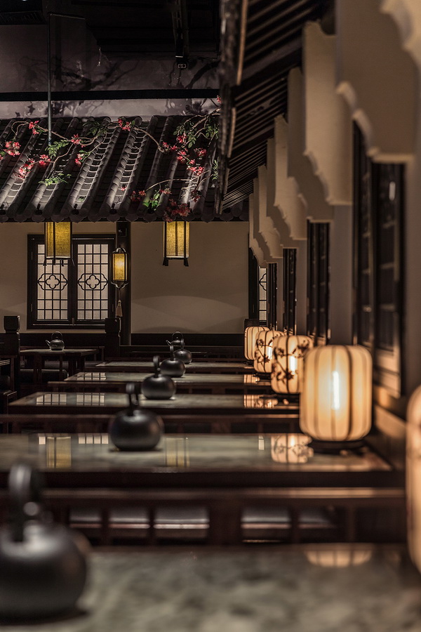 BIM建筑|桃花里·绿茶中餐厅北京店 | 卧野空间事务所 BIM建筑|桃花里·绿茶中餐厅北京店 | 卧野空间事务所
