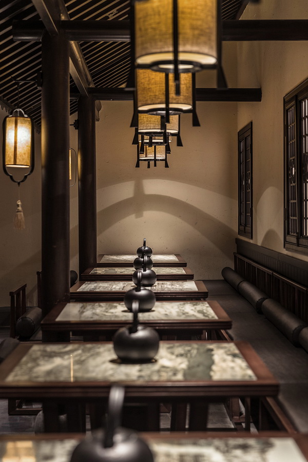 BIM建筑|桃花里·绿茶中餐厅北京店 | 卧野空间事务所 BIM建筑|桃花里·绿茶中餐厅北京店 | 卧野空间事务所