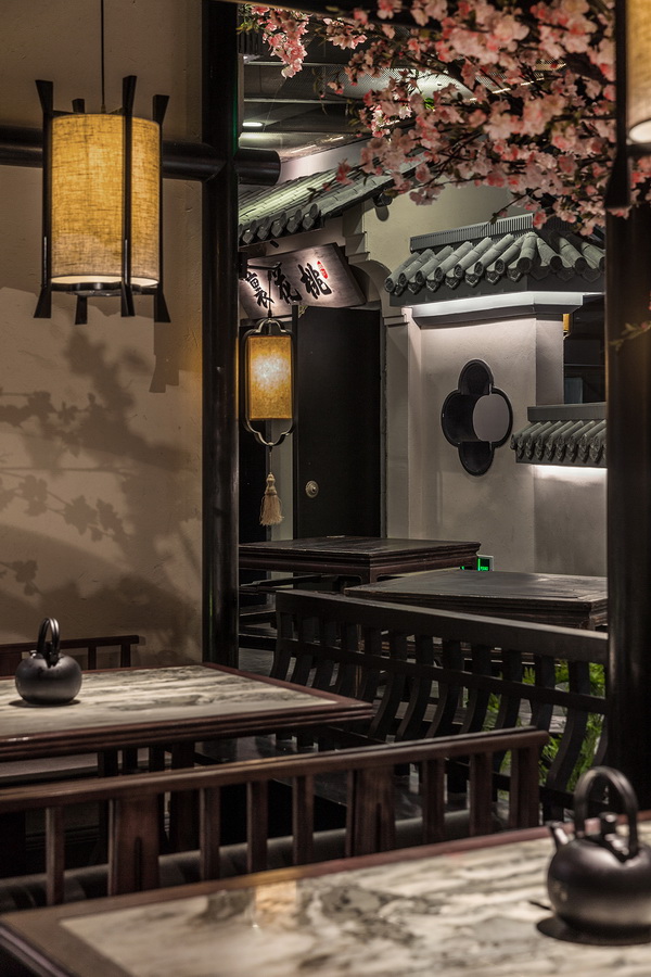 BIM建筑|桃花里·绿茶中餐厅北京店 | 卧野空间事务所 BIM建筑|桃花里·绿茶中餐厅北京店 | 卧野空间事务所