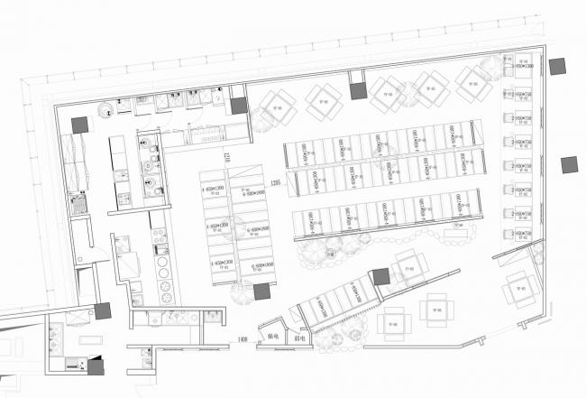 BIM建筑|桃花里·绿茶中餐厅北京店 | 卧野空间事务所 BIM建筑|桃花里·绿茶中餐厅北京店 | 卧野空间事务所