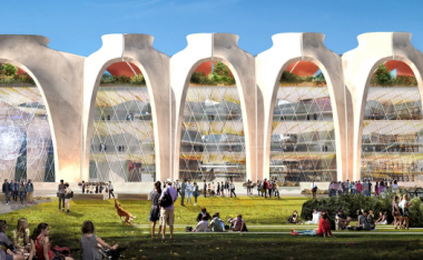 BIM建筑|造型有机,骨骼外露的伊斯坦布尔技巧年夜学藏书楼-BIM建筑网