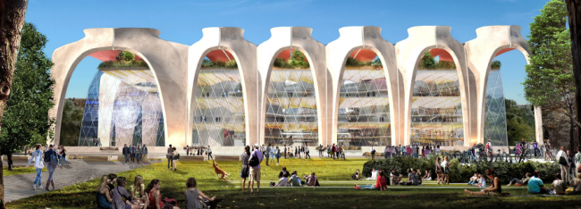 BIM建筑|造型有机,骨骼外露的伊斯坦布尔技巧年夜学藏书楼 BIM建筑|造型有机,骨骼外露的伊斯坦布尔技巧年夜学藏书楼