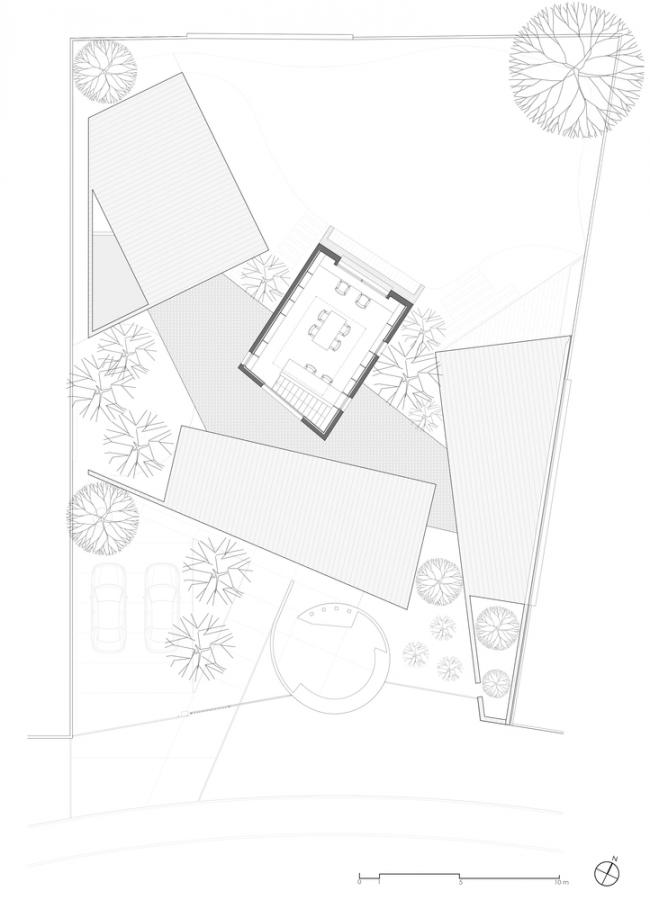BIM建筑|仿若孩童随便散落的积木:智利天井室第 BIM建筑|仿若孩童随便散落的积木:智利天井室第