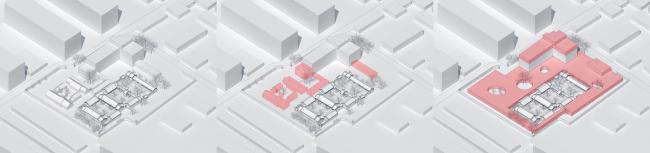 BIM建筑|MAD为北京四合院设计漂浮屋顶幼儿园,孩子们可以“上房揭瓦”啦 BIM建筑|MAD为北京四合院设计漂浮屋顶幼儿园,孩子们可以“上房揭瓦”啦
