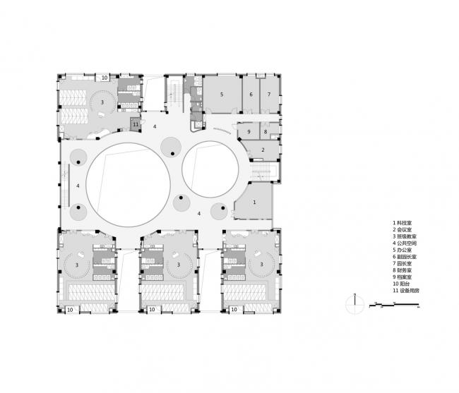 BIM建筑|厦门 / 孩子们在敞亮流利的中庭内肆意地奔驰 —— 新南幼儿园 BIM建筑|厦门 / 孩子们在敞亮流利的中庭内肆意地奔驰 —— 新南幼儿园