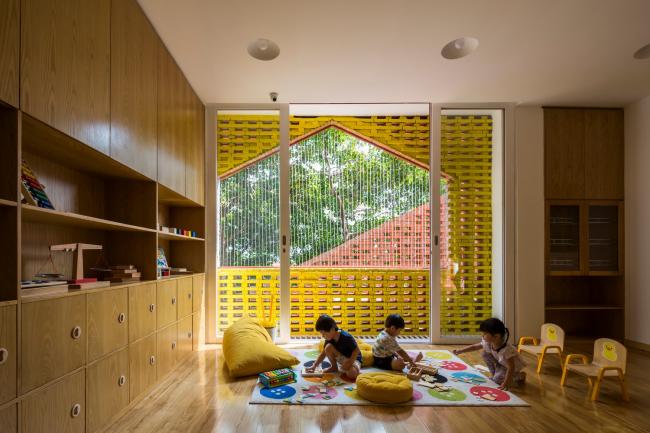 BIM建筑|用红砖构建起俏皮的空间,好像一座宏大乐高的Chuon Chuon Kim 2幼儿园 BIM建筑|用红砖构建起俏皮的空间,好像一座宏大乐高的Chuon Chuon Kim 2幼儿园