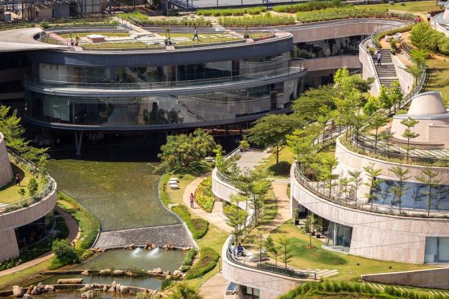 BIM建筑|仿若身处绿色稻田办公,科技彰显天然气力的泰坦办公中间 BIM建筑|仿若身处绿色稻田办公,科技彰显天然气力的泰坦办公中间