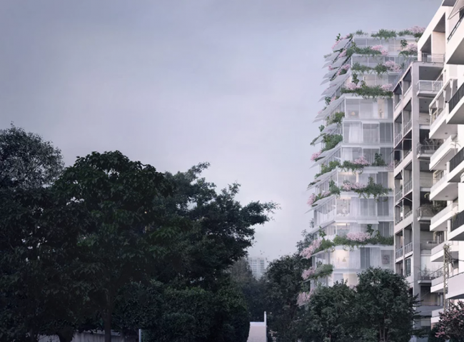 BIM建筑|绿意盎然的竖向花圃:贝鲁特“梅多利”室第 BIM建筑|绿意盎然的竖向花圃:贝鲁特“梅多利”室第