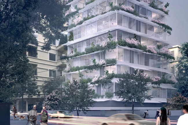 BIM建筑|绿意盎然的竖向花圃:贝鲁特“梅多利”室第 BIM建筑|绿意盎然的竖向花圃:贝鲁特“梅多利”室第