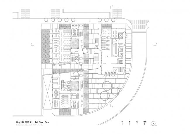 BIM建筑|运动丰盛多样的片子小城:韩国明影片公司坡州年夜楼 / 履露斋 BIM建筑|运动丰盛多样的片子小城:韩国明影片公司坡州年夜楼 / 履露斋