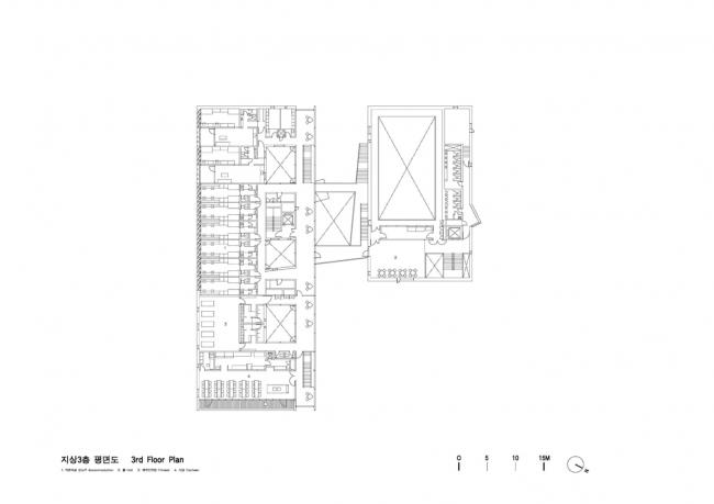 BIM建筑|运动丰盛多样的片子小城:韩国明影片公司坡州年夜楼 / 履露斋 BIM建筑|运动丰盛多样的片子小城:韩国明影片公司坡州年夜楼 / 履露斋
