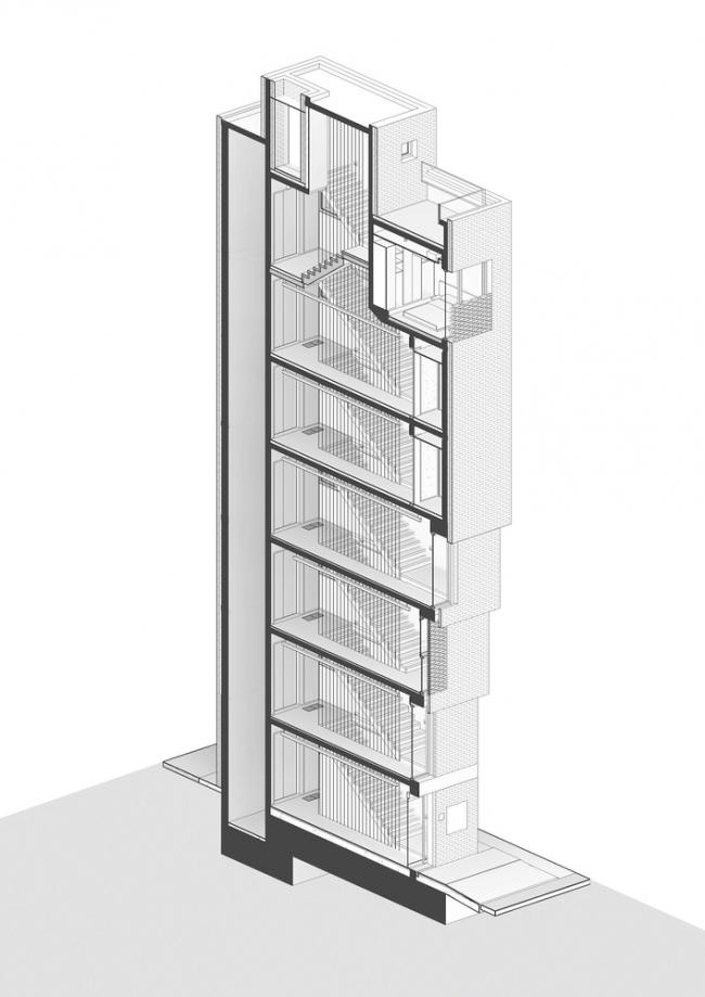 BIM建筑|用红砖砌造的宏大漏斗:3/1室第 BIM建筑|用红砖砌造的宏大漏斗:3/1室第
