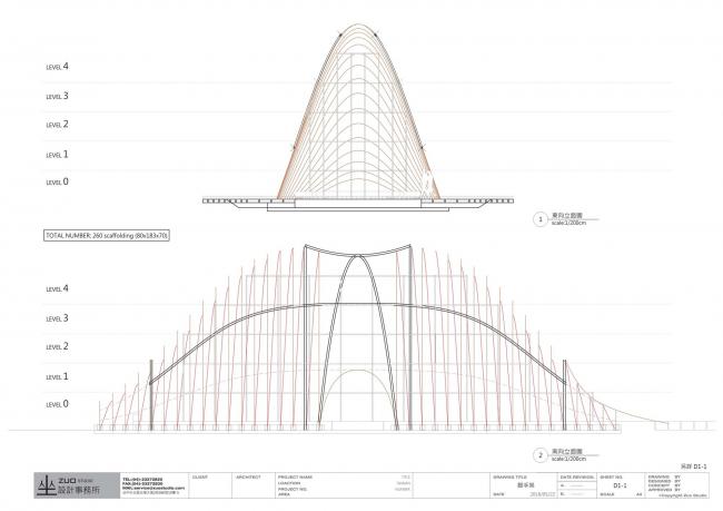 BIM建筑|似山脉更似殿堂,天然性与典礼感并存的台湾竹之亭 BIM建筑|似山脉更似殿堂,天然性与典礼感并存的台湾竹之亭