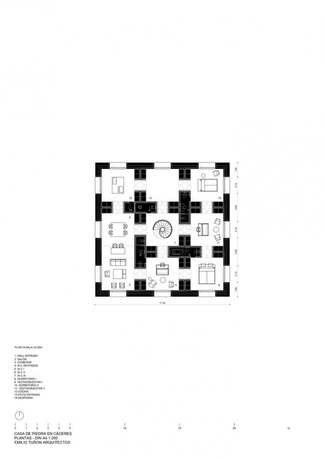 BIM建筑|慎重而机动:卡塞雷斯石头室第 / Tuñón Arquitectos BIM建筑|慎重而机动:卡塞雷斯石头室第 / Tuñón Arquitectos