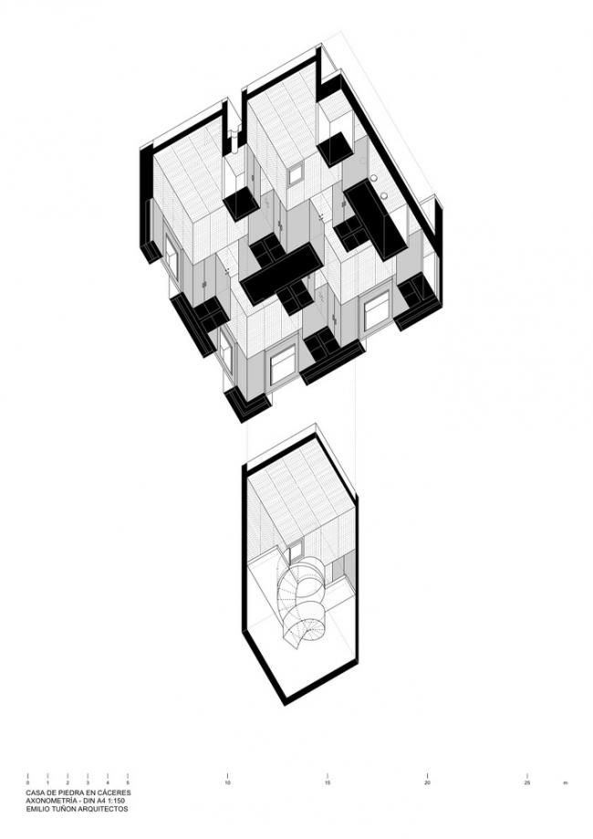 BIM建筑|慎重而机动:卡塞雷斯石头室第 / Tuñón Arquitectos BIM建筑|慎重而机动:卡塞雷斯石头室第 / Tuñón Arquitectos