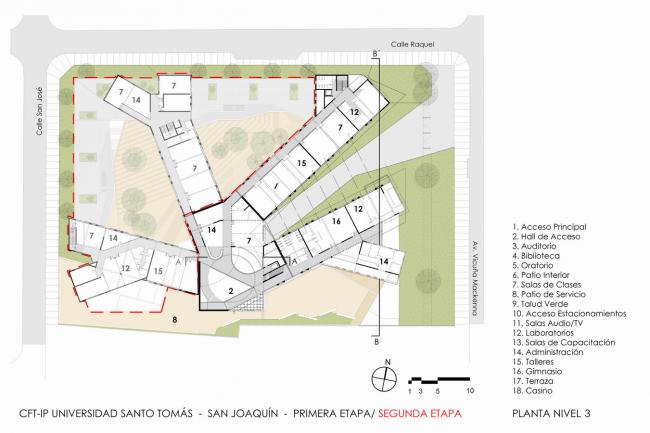 BIM建筑|回环波折的坡道交织纵横于幻化多姿的空间 / Santo Tomas学院中间 BIM建筑|回环波折的坡道交织纵横于幻化多姿的空间 / Santo Tomas学院中间