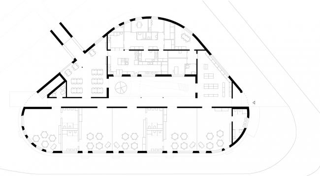 BIM建筑|混凝土与木板组成的弧形乐土:波兰幼儿园 BIM建筑|混凝土与木板组成的弧形乐土:波兰幼儿园