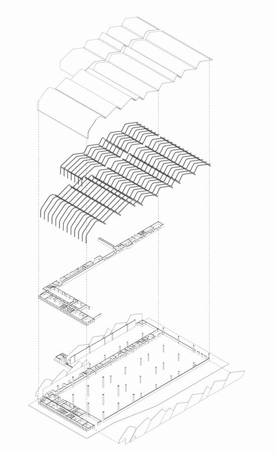 BIM建筑|现代金属质感,自由海浪屋顶诠释跨越50年时空的工场重构 BIM建筑|现代金属质感,自由海浪屋顶诠释跨越50年时空的工场重构