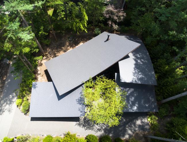 BIM建筑|日式禅意,偶落于轻井泽密林中的四叶别墅 BIM建筑|日式禅意,偶落于轻井泽密林中的四叶别墅