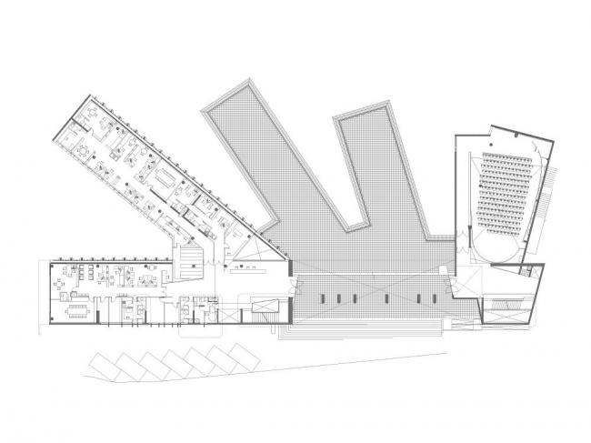 BIM建筑|多层级的体块嵌套,长方体量新的打开方法:市政办公中间年夜楼 BIM建筑|多层级的体块嵌套,长方体量新的打开方法:市政办公中间年夜楼