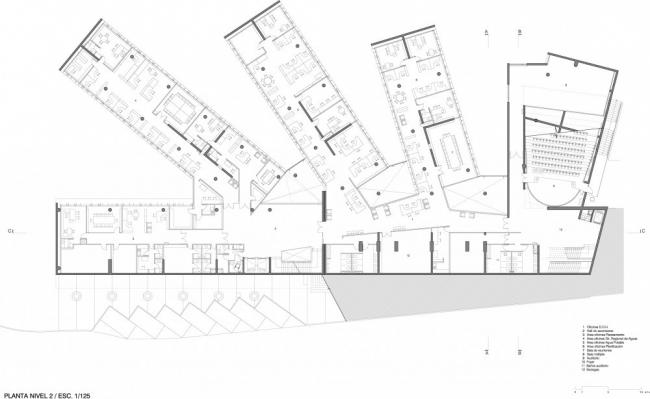 BIM建筑|多层级的体块嵌套,长方体量新的打开方法:市政办公中间年夜楼 BIM建筑|多层级的体块嵌套,长方体量新的打开方法:市政办公中间年夜楼