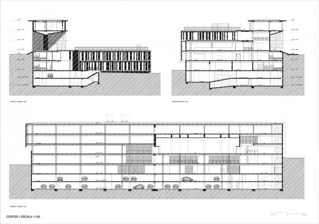BIM建筑|多层级的体块嵌套,长方体量新的打开方法:市政办公中间年夜楼 BIM建筑|多层级的体块嵌套,长方体量新的打开方法:市政办公中间年夜楼