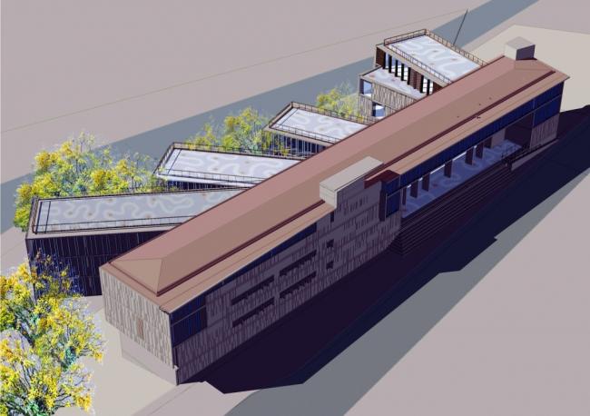 BIM建筑|多层级的体块嵌套,长方体量新的打开方法:市政办公中间年夜楼 BIM建筑|多层级的体块嵌套,长方体量新的打开方法:市政办公中间年夜楼