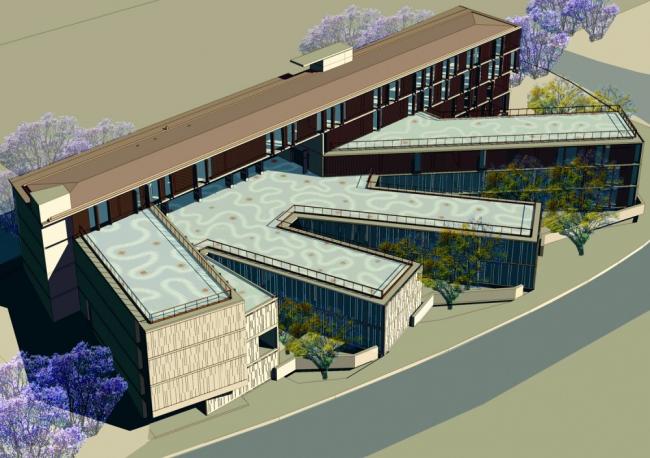 BIM建筑|多层级的体块嵌套,长方体量新的打开方法:市政办公中间年夜楼 BIM建筑|多层级的体块嵌套,长方体量新的打开方法:市政办公中间年夜楼