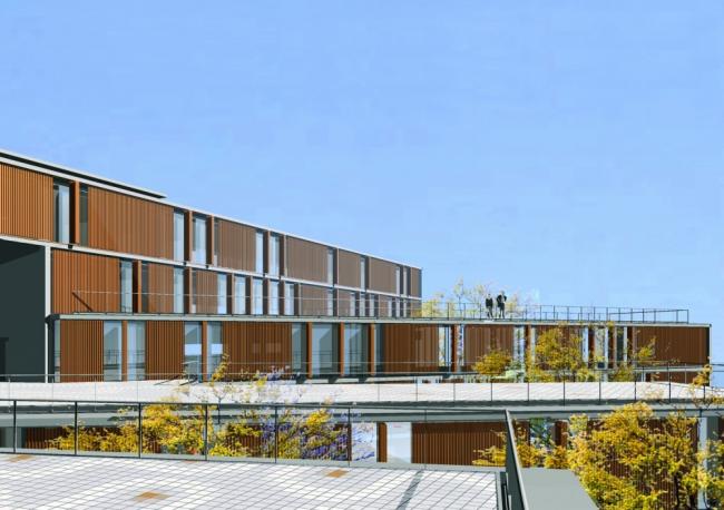 BIM建筑|多层级的体块嵌套,长方体量新的打开方法:市政办公中间年夜楼 BIM建筑|多层级的体块嵌套,长方体量新的打开方法:市政办公中间年夜楼