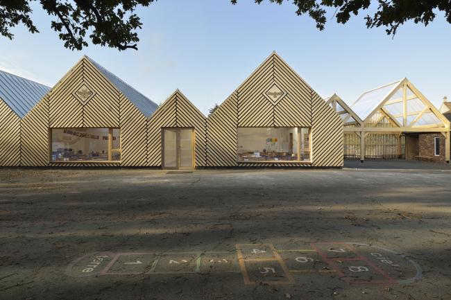 BIM建筑|儿童画里的小板屋,佩尔特幼儿园 BIM建筑|儿童画里的小板屋,佩尔特幼儿园